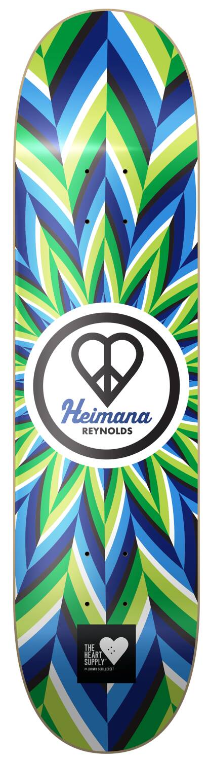 Heart Supply Heimana Reynolds Pro Skateboard Bräda (Illusion Embossed)