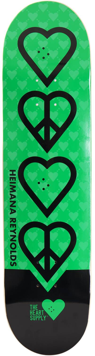 Heart Supply Heimana Reynolds Pro Skateboard Bräda (Heart Neon)