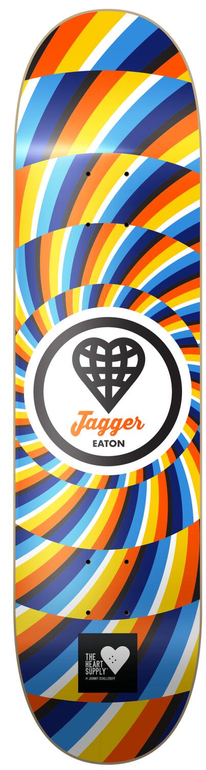 Heart Supply Jagger Eaton Pro Skateboard Bräda (Illusion Embossed)