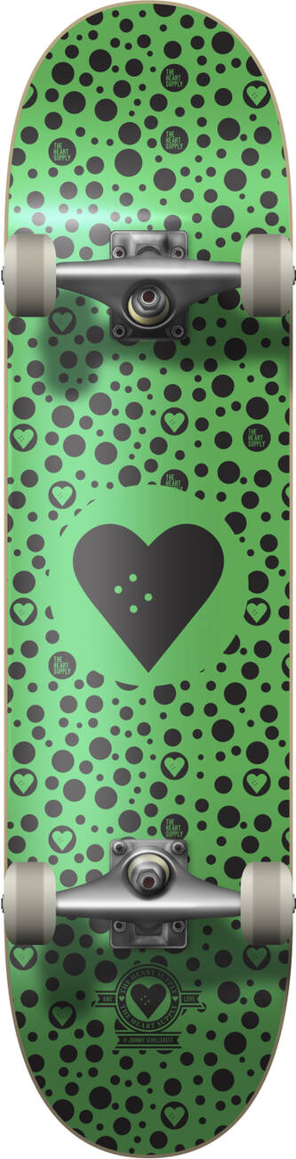 Heart Supply Round Logo Komplett Skateboard (Spots) -  Wallride