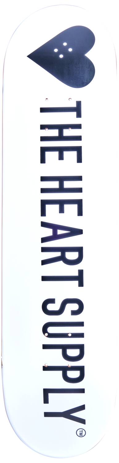 Heart Supply Strong Skateboard Bräda (Vit)