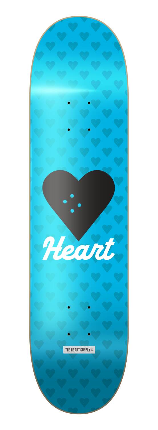 Heart Supply Vertical Flow Skateboard Bräda (Blå)