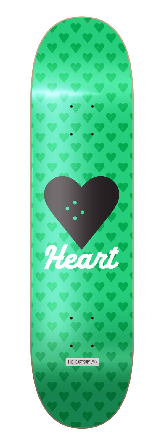 Heart Supply Vertical Flow Skateboard Bräda (Grön)