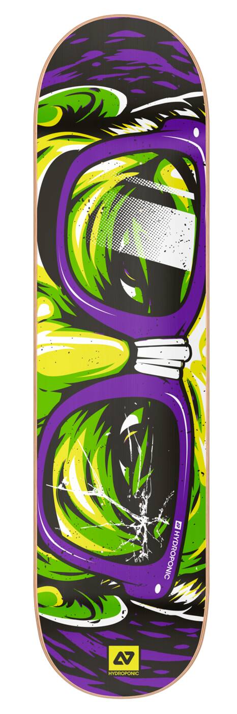 Hydroponic Glasses Skateboard Bräda (Rectangular Purple)