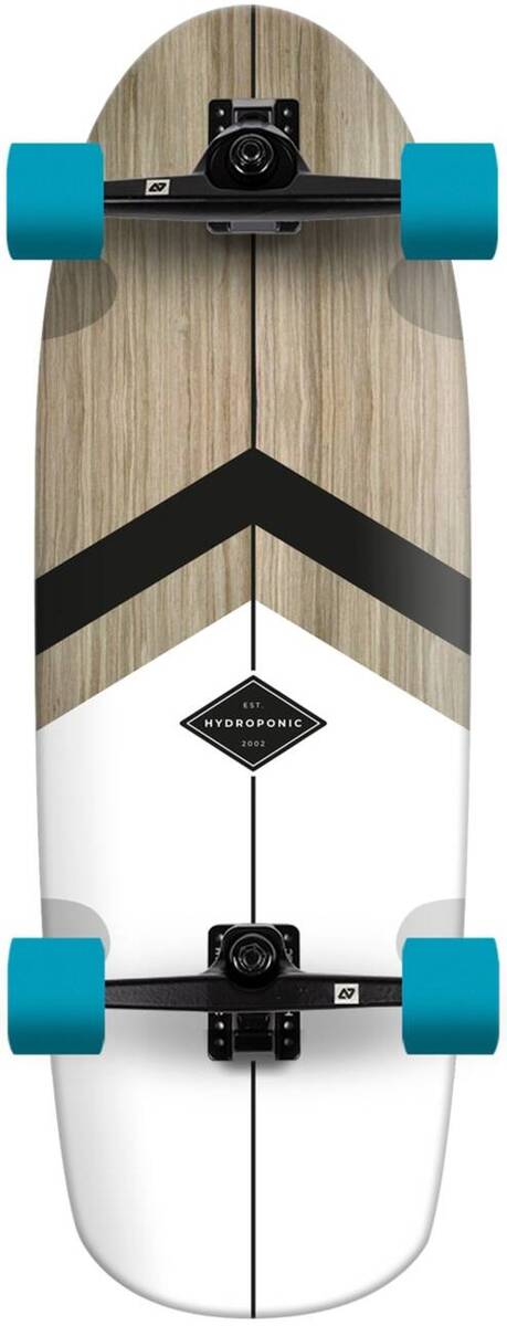 Hydroponic Rounded Komplett Surfskate (Classic 3.0 White)