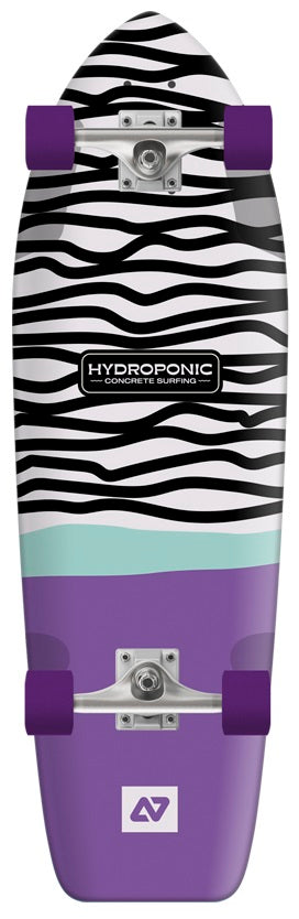 Hydroponic Square Komplett Cruiser Board (Concrete Purple) - Wallride Växjö