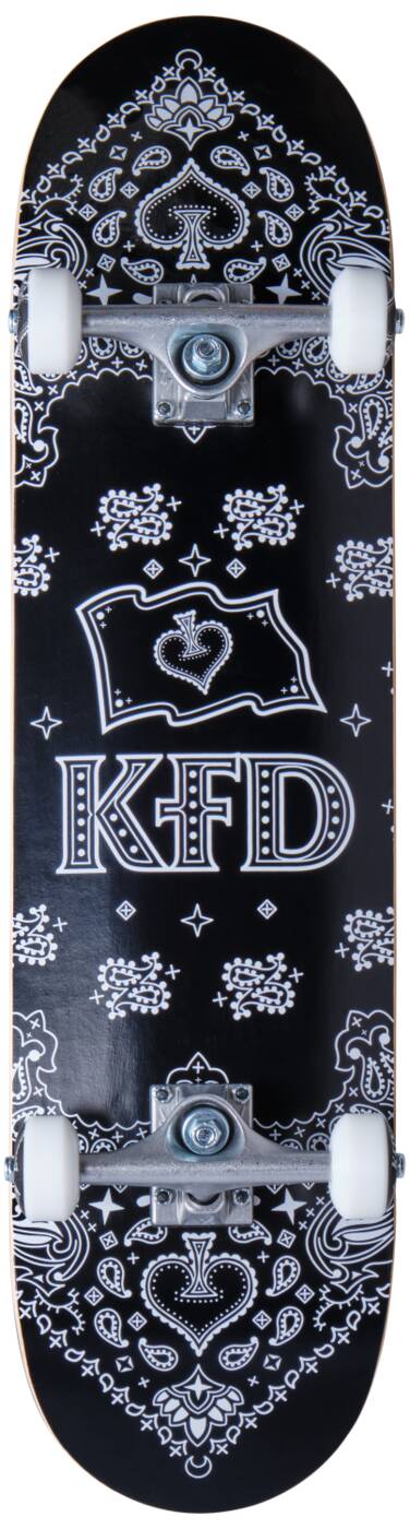 KFD Bandana Komplett Skateboard (Svart) -  Wallride