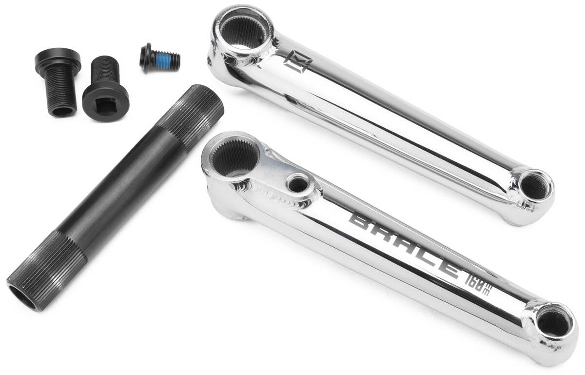 Kink Brace 3-Piece Freestyle BMX Krank (Chrome) -  Wallride