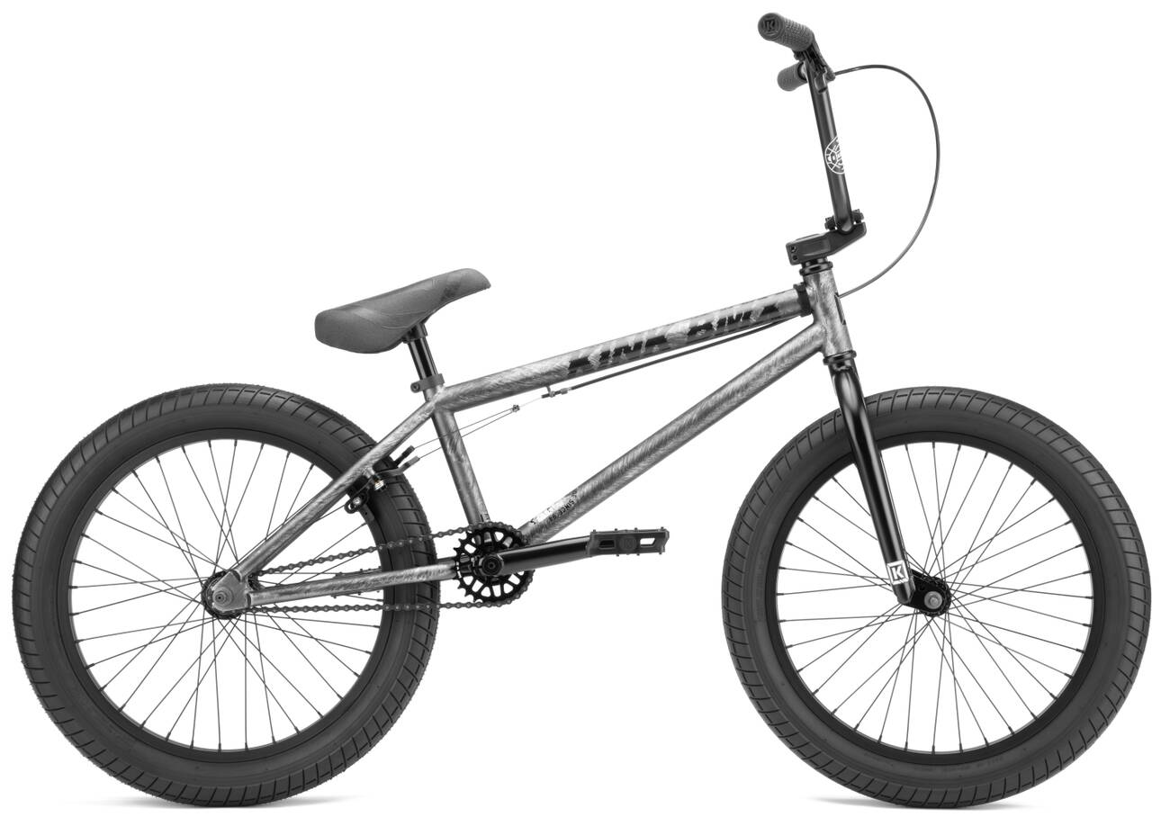 Kink Curb 20″ 2022 Freestyle BMX Cykel (Matte Brushed Silver) -  Wallride