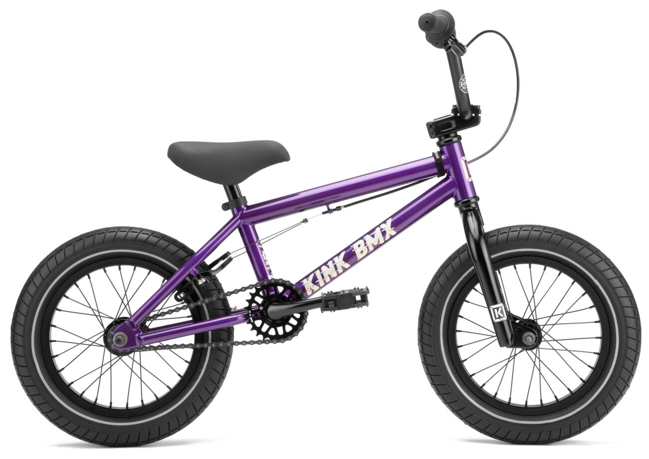 Kink Pump 14″ 2022 Freestyle BMX Cykel (Gloss Digital Purple) -  Wallride
