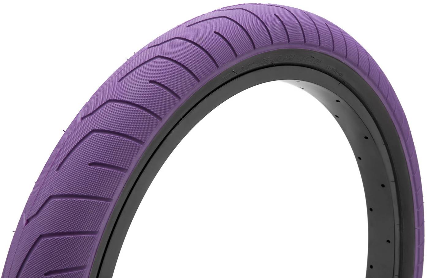 Kink Sever 20″ BMX Däck (Purple / Black Wall) -  Wallride