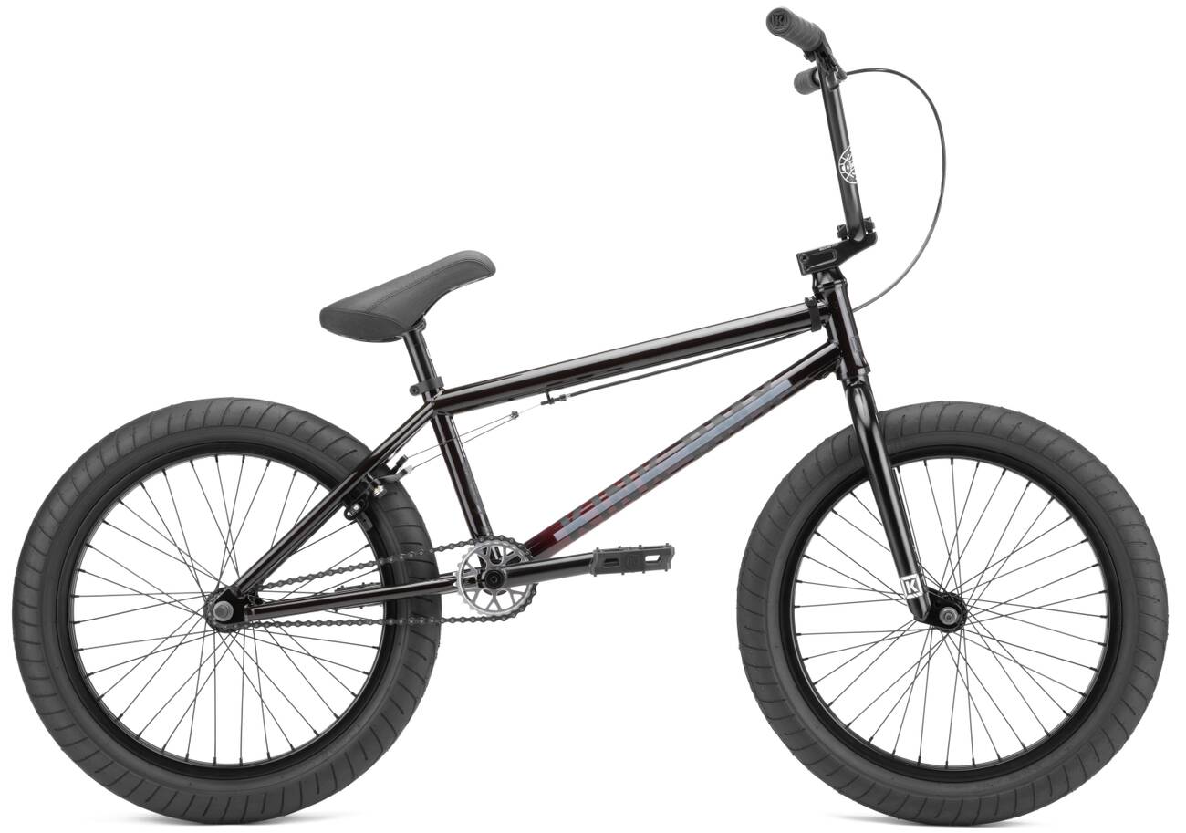 Kink Whip 20″ 2022 Freestyle BMX Cykel (Gloss Black Fade) -  Wallride