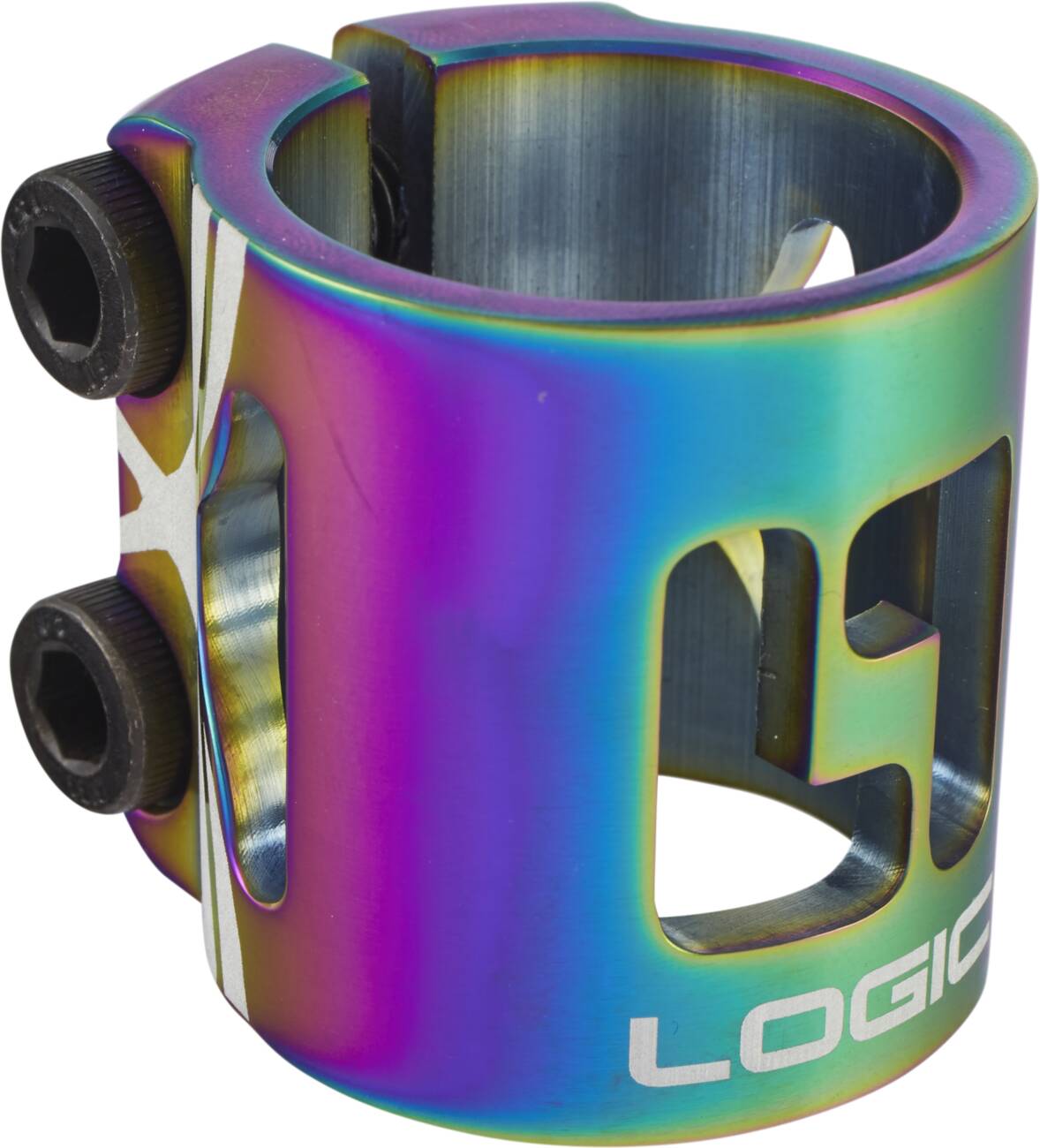 Logic Oversized Double Kickbike Clamp (Neochrome) -  Wallride