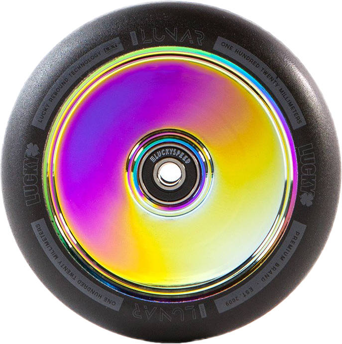 Lucky Lunar 120mm Sparkcykel Hjul (Neochrome) -  Wallride