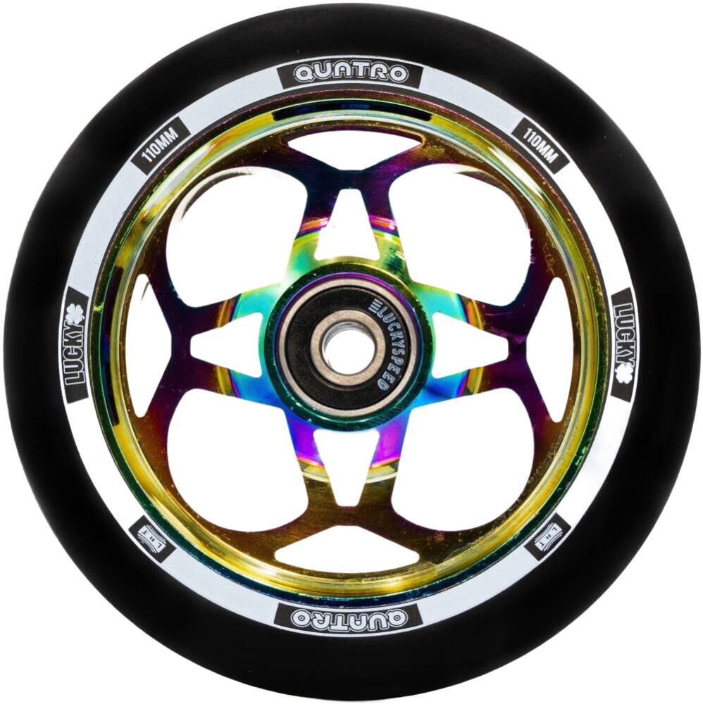 Lucky Quatro Sparkcykel Hjul (Neochrome) -  Wallride