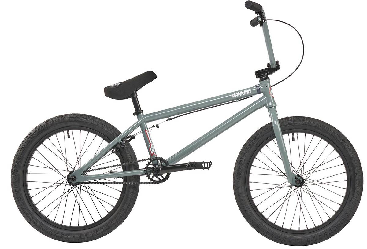 Mankind NXS 20″ 2022 Freestyle BMX Cykel (Gloss Grey) -  Wallride