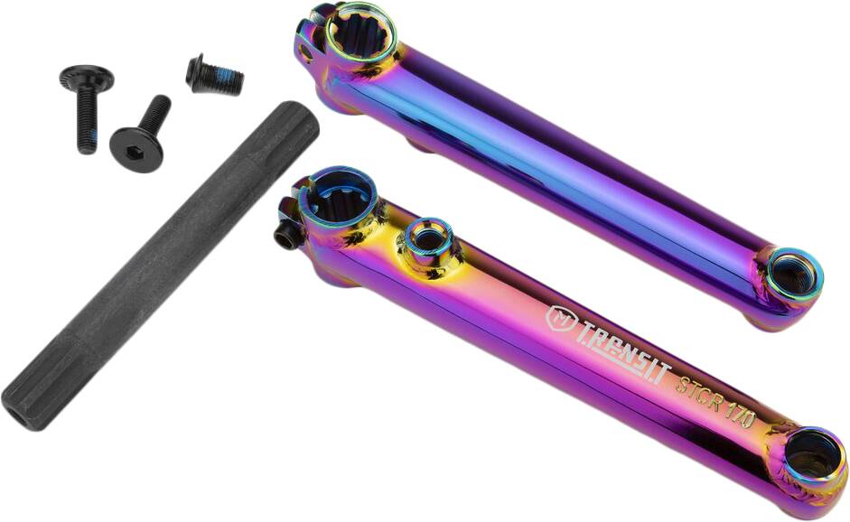 Mission Transit V2 Freestyle BMX Krank (Oilslick) -  Wallride