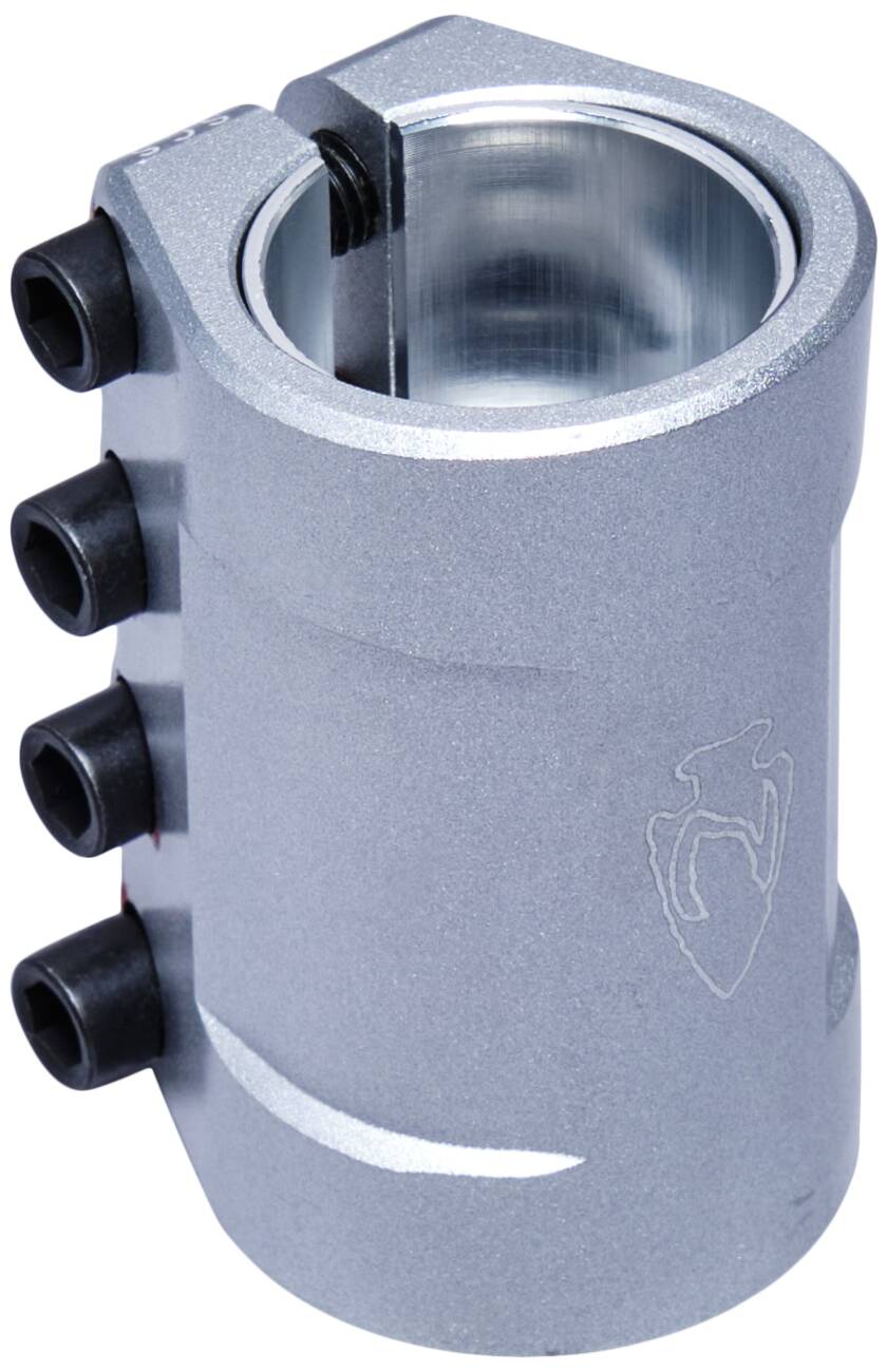 North Hammer V2 SCS Kickbike Clamp (Matte Silver) -  Wallride