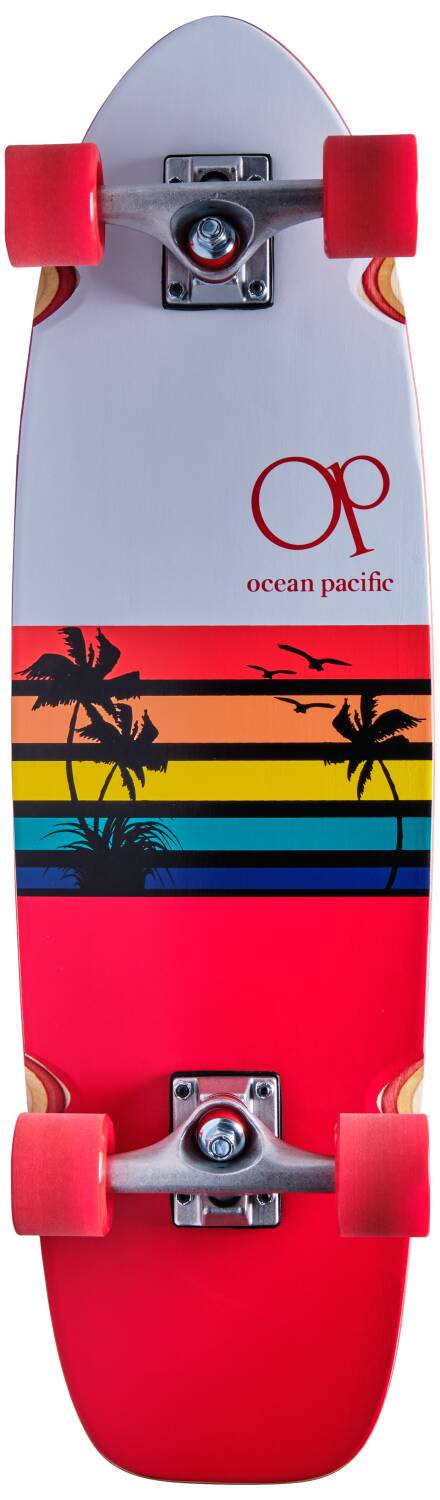 Ocean Pacific Sunset Komplett Cruiser Board (Vit)