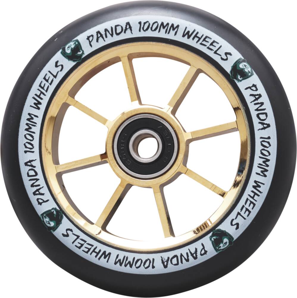 Panda Spoked V2 Sparkcykel Hjul (Gold Chrome) -  Wallride