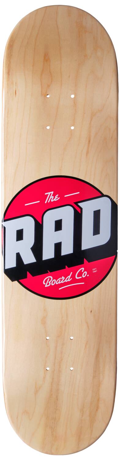RAD Solid Logo Skateboard Bräda (Wood)