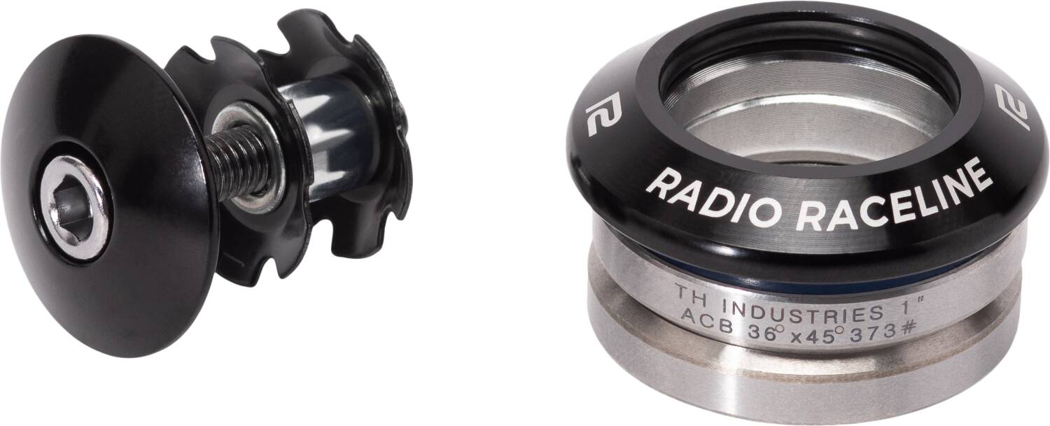 Radio Raceline BMX Headset (Glossy Black) -  Wallride