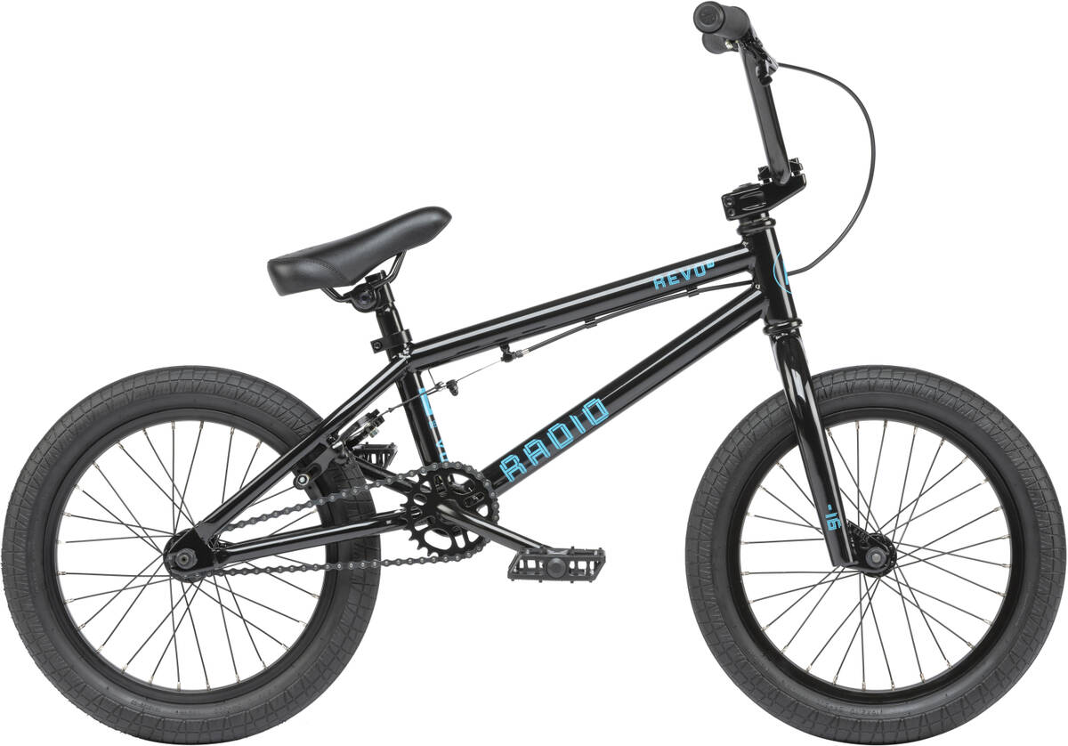 Radio Revo 16″ 2022 Freestyle BMX Cykel (Svart) -  Wallride