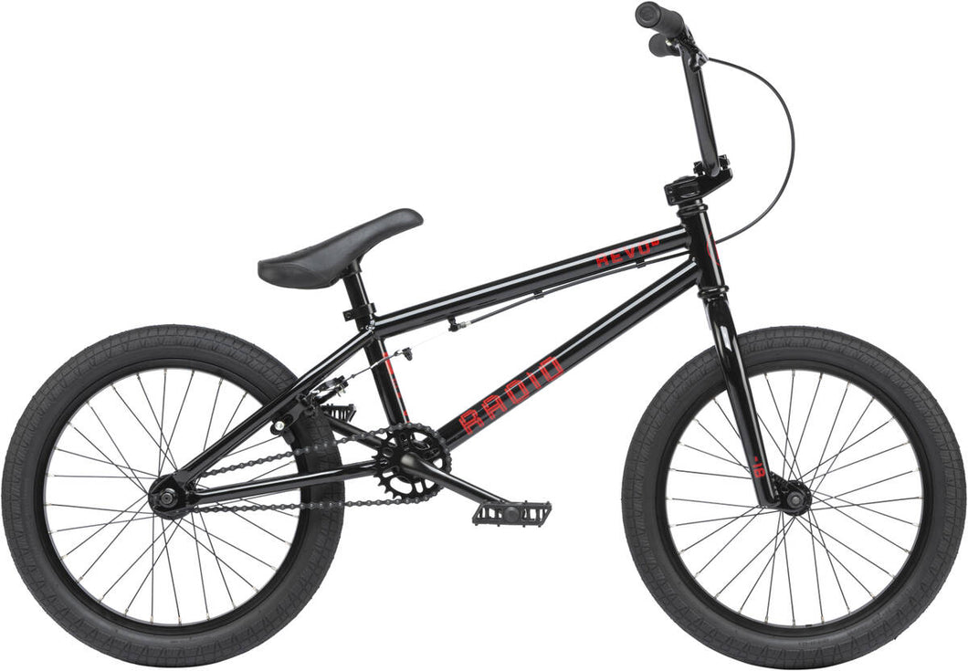 Radio Revo 18″ 2022 Freestyle BMX Cykel (Svart)