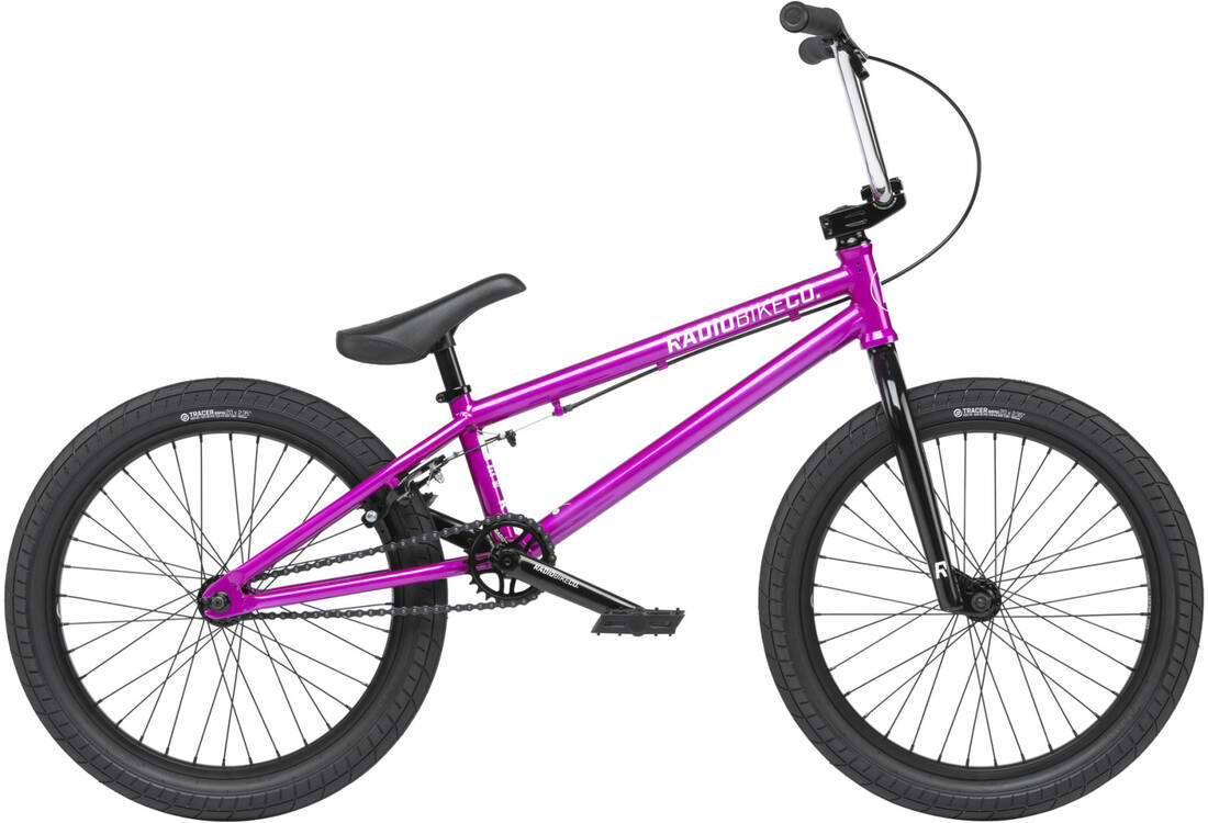 Radio Saiko 20″ 2022 Freestyle BMX Cykel (Metallic Purple) -  Wallride