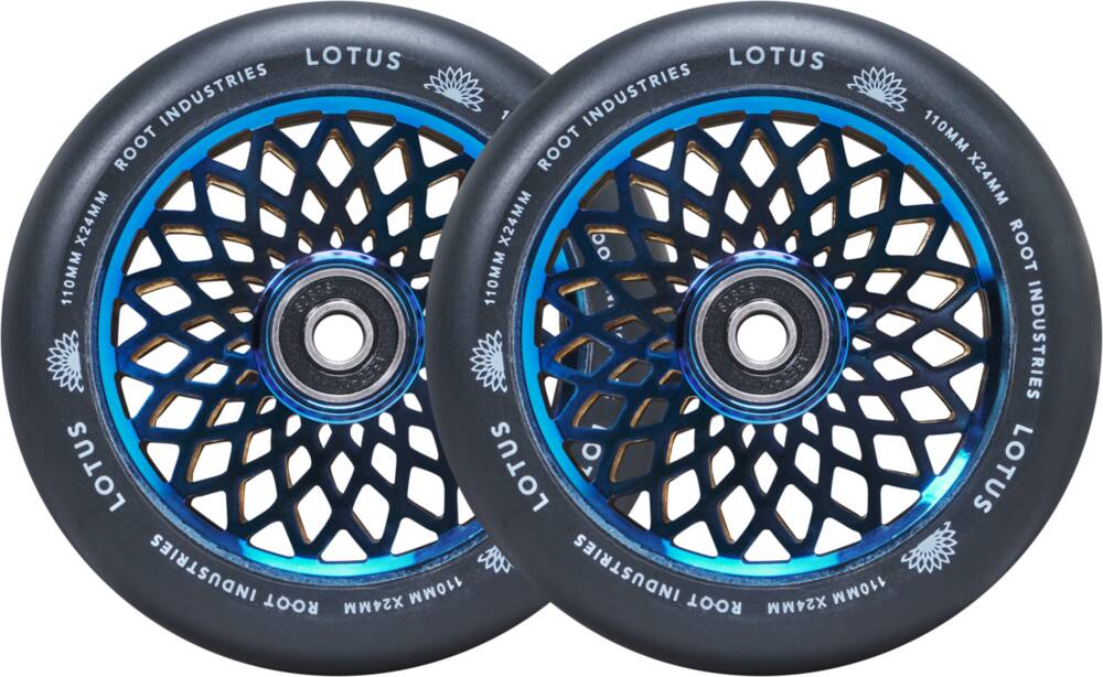 Root Lotus Sparkcykel Hjul 2-Pack (Blu-ray/Black) -  Wallride