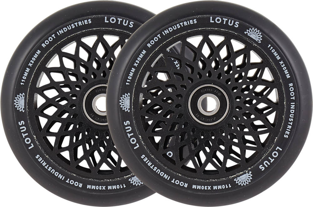 Root Lotus Wide Hjul 2-Pack (Svart) -  Wallride