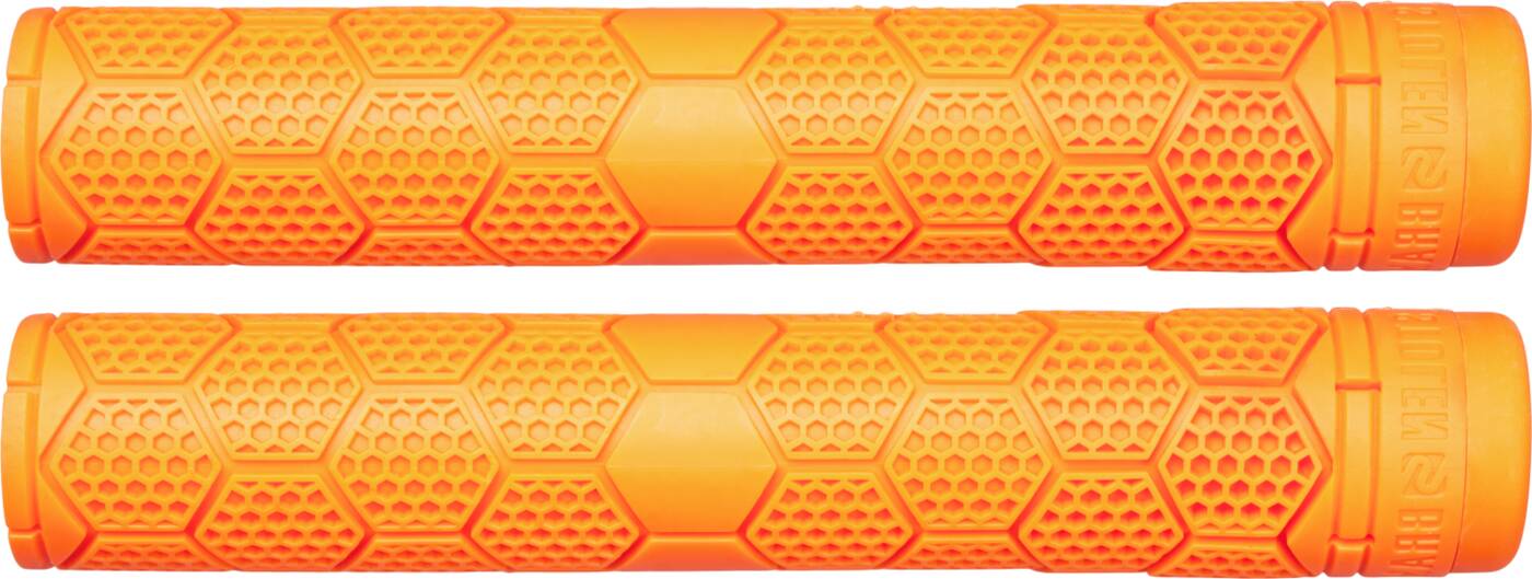 Stolen Hive SuperStick Flangless Handtag (Neon Orange) -  Wallride