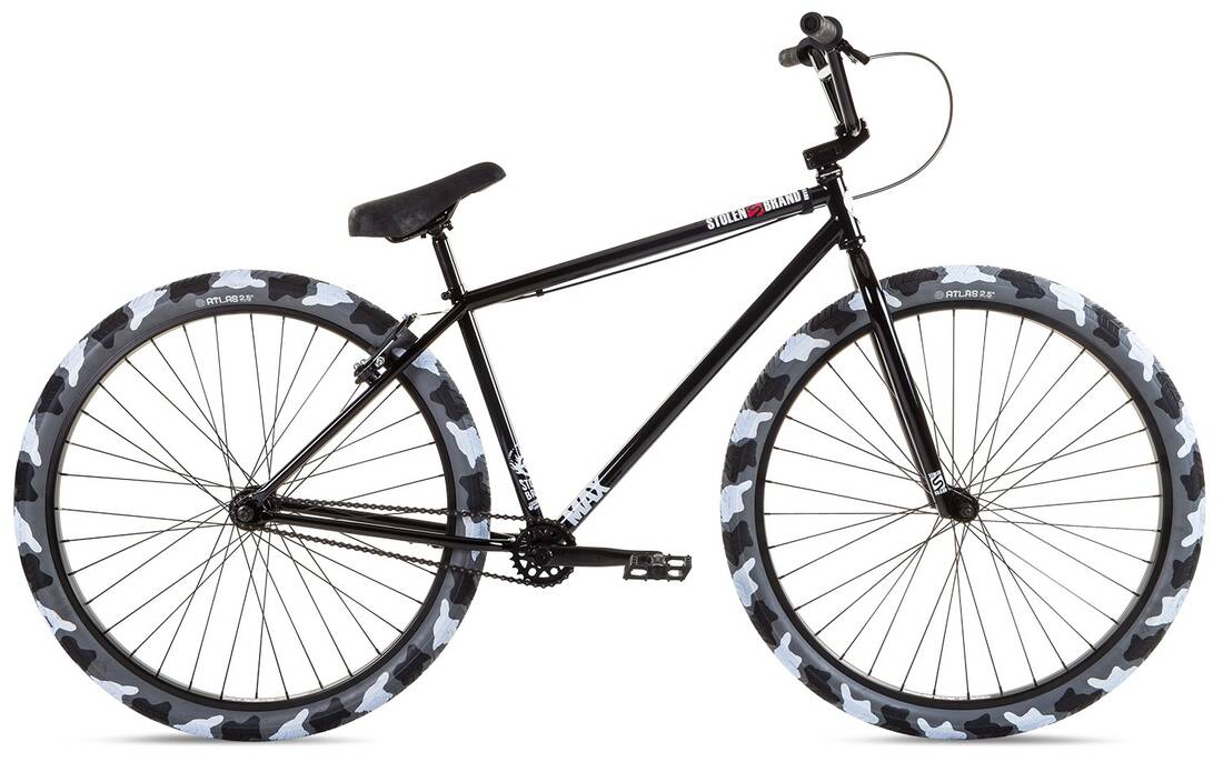 Stolen Max 29″ 2022 Cruiser Cykel (Black/Urban Camo) -  Wallride