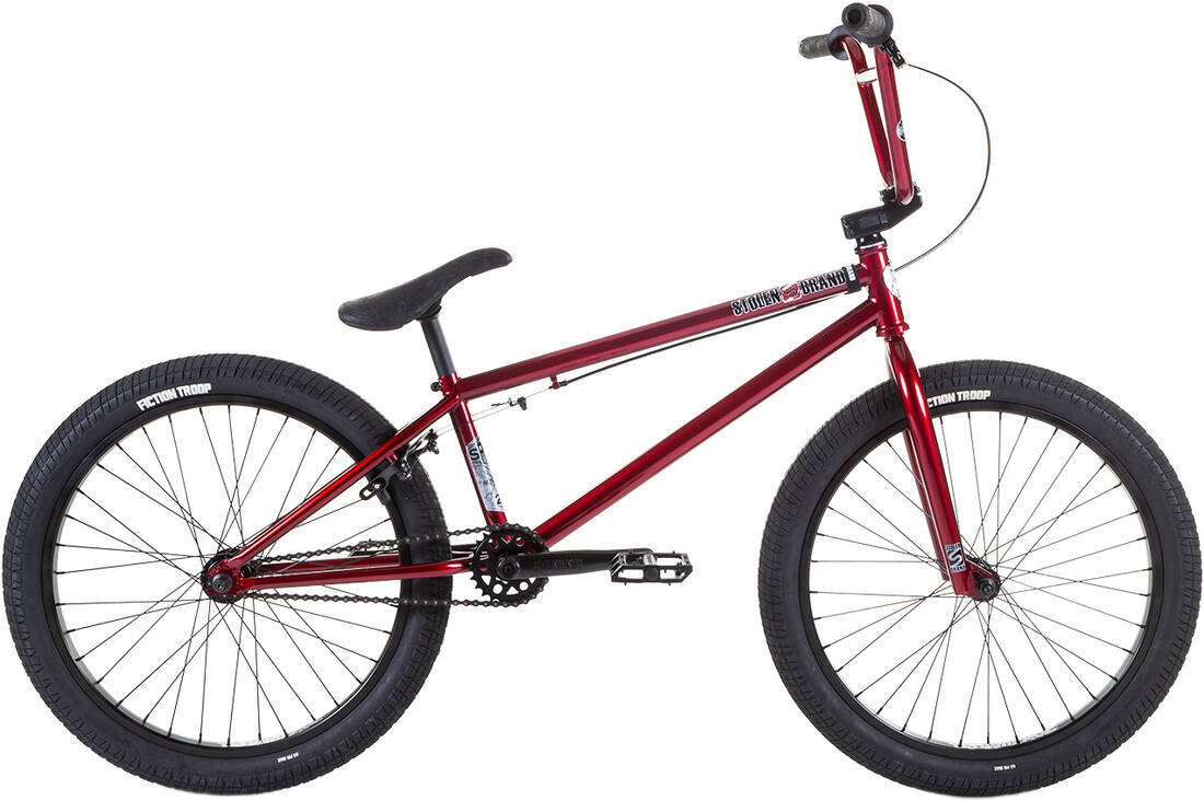 Stolen Spade 22″ 2022 Freestyle BMX Cykel (Metallic Red) -  Wallride