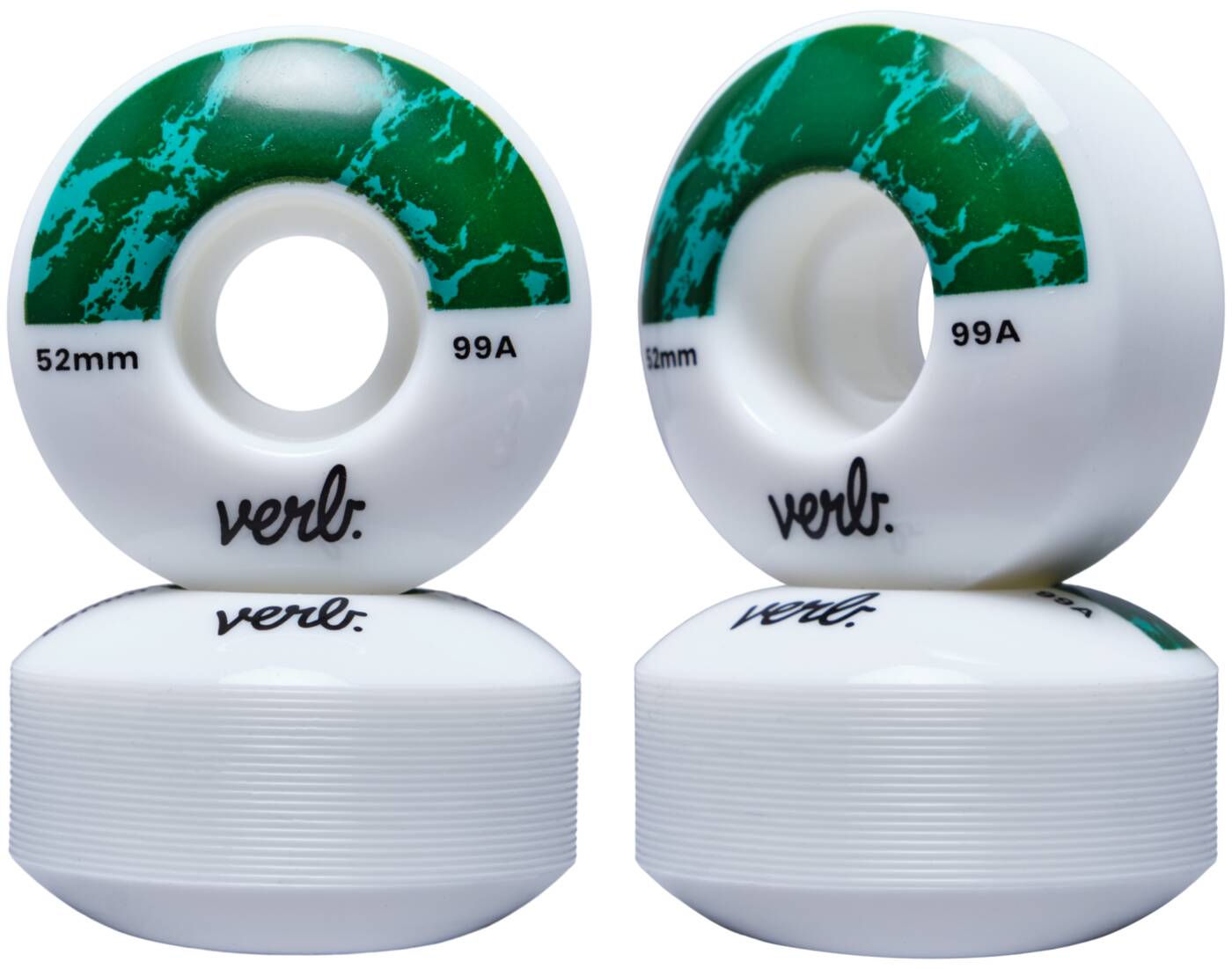 Verb Dip Skateboard Hjul 4-Pack (Marbel Mint)